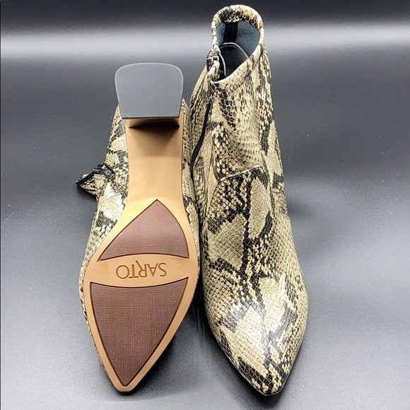 VINCE CAMUTO SNAKESKIN BOOTIE - SIZE 10! NIB 🐍 - Picture 3 of 5